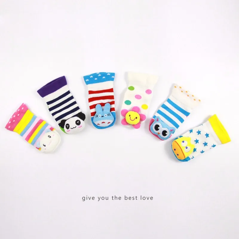 3D Cartoon Baby Sock Bamboo Fiber Infant Socks Casual Girls Floor Sock Autumn Winter Boys Product Warm Anti Slip Toddler Prop (5)