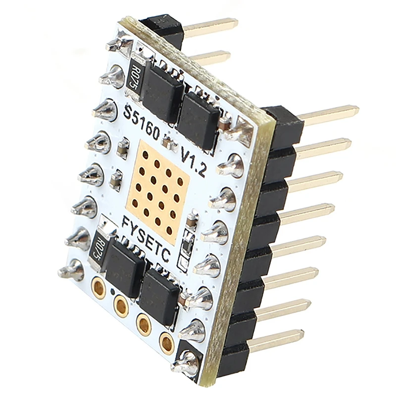 Запчасти для 3D-принтера Tmc5160 V1.2 Spi Драйвер шагового двигателя S5160 Stepstick Mute Driver Wire Рулевое колесо для карты F6 Vs Tmc2130