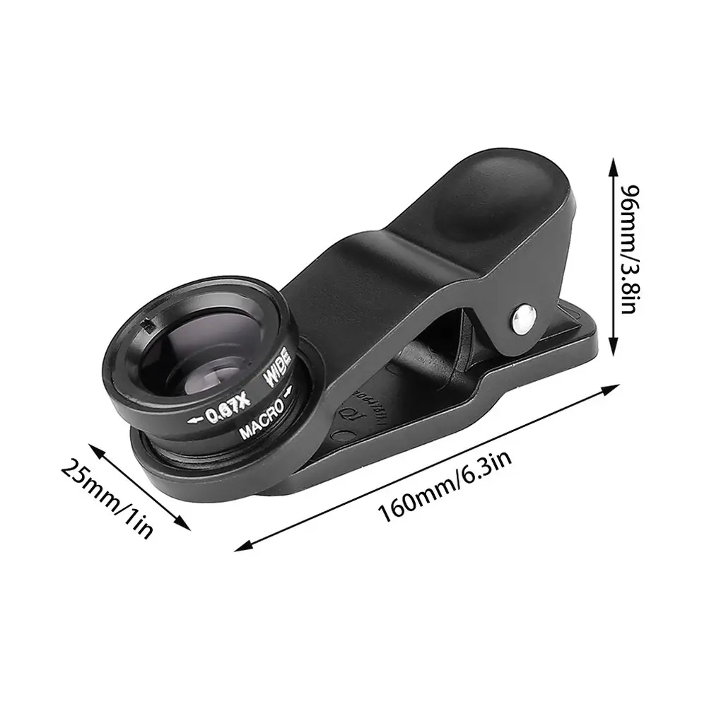 Универсальный 0.67X зум оптический объектив телескоп Лупа для камеры планшеты смартфон