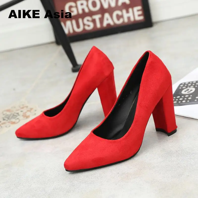 2019 Women Pumps Ankle Strap Thick Heel Women Shoes Square Toe Mid Heels Dress Work Pumps Comfortable Ladies Shoes Sandals 2019 Women Pumps Ankle Strap Thick Heel Women Shoes Square Toe Mid Heels Dress Work Pumps Comfortable Ladies Shoes Sandals