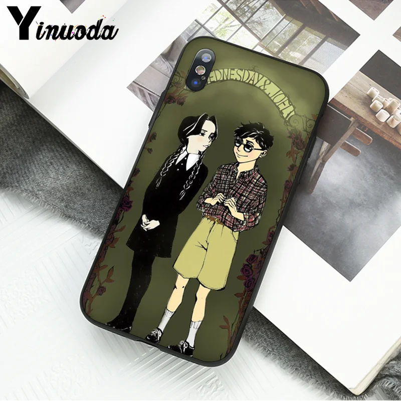 Yinuoda среда Addams Семья ТПУ Мягкий силиконовый чехол для телефона чехол для iPhone 8 7 6 6S Plus 5 5S SE XR X XS MAX Coque Shell - Цвет: A8