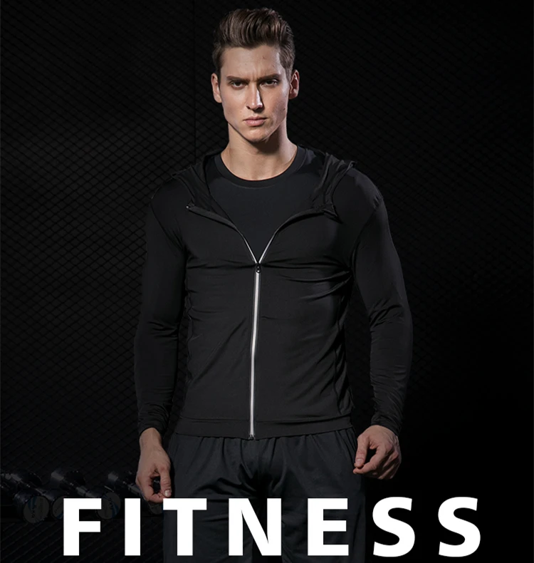 Мужская куртка для бега Светоотражающие спортивные футбольные баскетбольные куртки с капюшоном для йоги, фитнеса, тренировок ветрозащитная куртка для бега