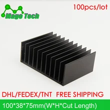 LED Aluminum Heatsink Plate Grow Light Radiator Cooling Cooler Fit Transistor IC Thermal Conductivity LED Radiator Electronics