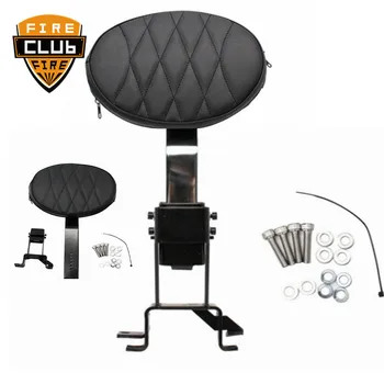 

Adjustable New Plug In Driver Rider Seat Backrest Kit&Back Pocket For Indian Chief Classic Chieftain Roadmaster 2014-2017 2018