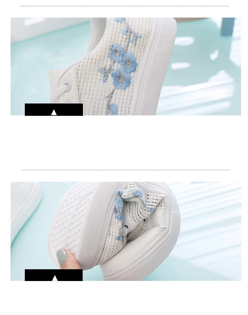 BODENSEE/белые кроссовки; дышащая женская парусиновая обувь на плоской подошве; повседневная женская обувь на шнуровке с цветочным принтом; женская обувь; tenis feminino; BX1