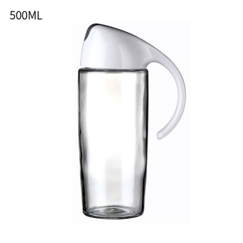 500 ml Диспенсер для масла, стеклянная бутылка для оливкового масла, Герметичная Бутылка для соуса, уксуса, соусник, бутылка для масла, бутылка для приготовления пищи, дозатор меда - Цвет: 500 ml