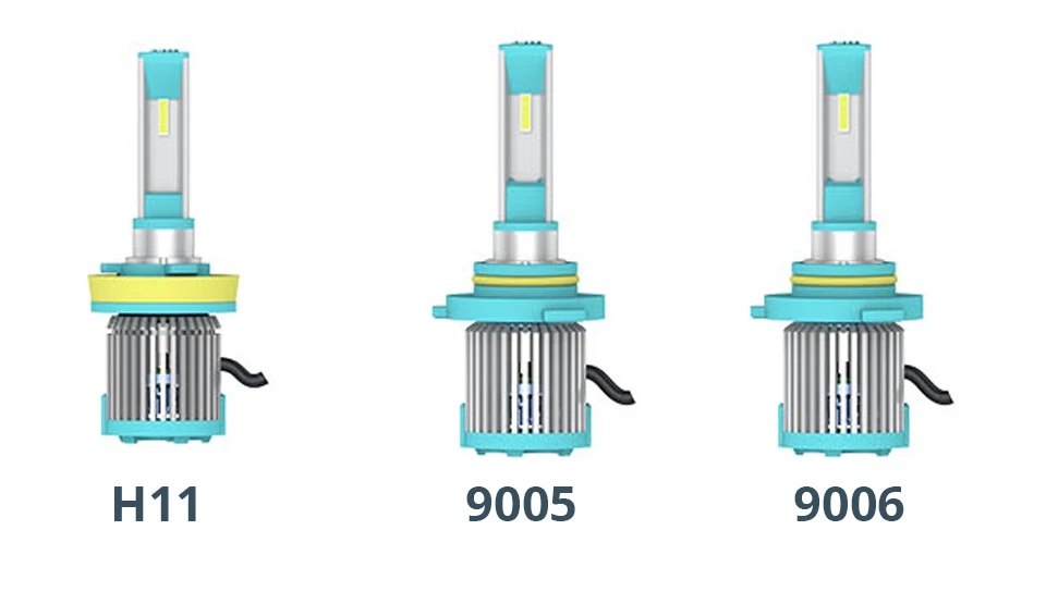 Foxcncar 2 Pcs Car Headlight H7 LED H4 H1 H3 H8 H11 1860 chip 72W 8000LM Auto Headlamp 6500K Light Bulb IP67 9006 9005 HB3 HB4 (17)