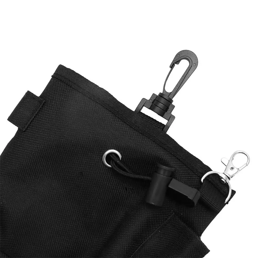Mayitr Portable Pet Dog Puppy Training Treat Snack Black Bag Feed Bait Food Pouch Belt Bags