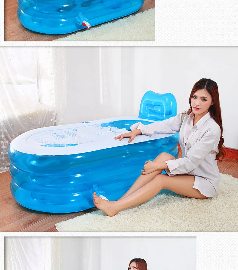 Opblaasbaar Opblaas портативный детский бассейн для ног для детей и взрослых, гидромассажная Ванна Banheira, надувная Ванна