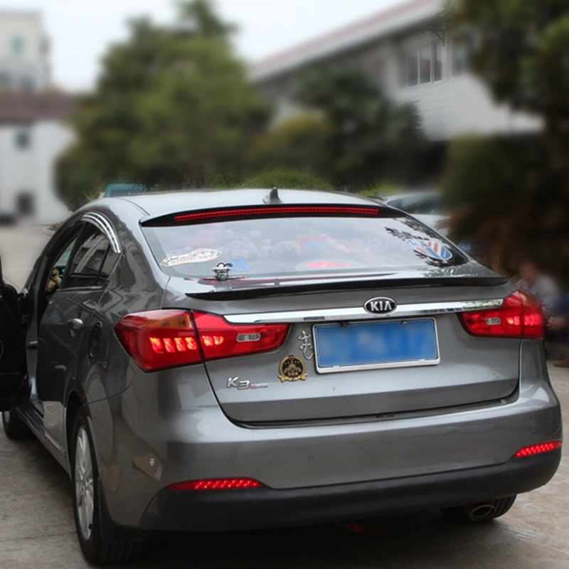 Спойлер на крышу для Kia Cerato K3 esacto высококачественный черный Задний спойлер из АБС