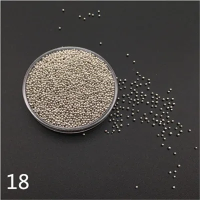 1 коробка 0,61 мм Мини Bean модный дизайн ногтей Бусины Жемчужные украшения Стразы для украшения ногтей Стразы для ногтевого дизайна красоты