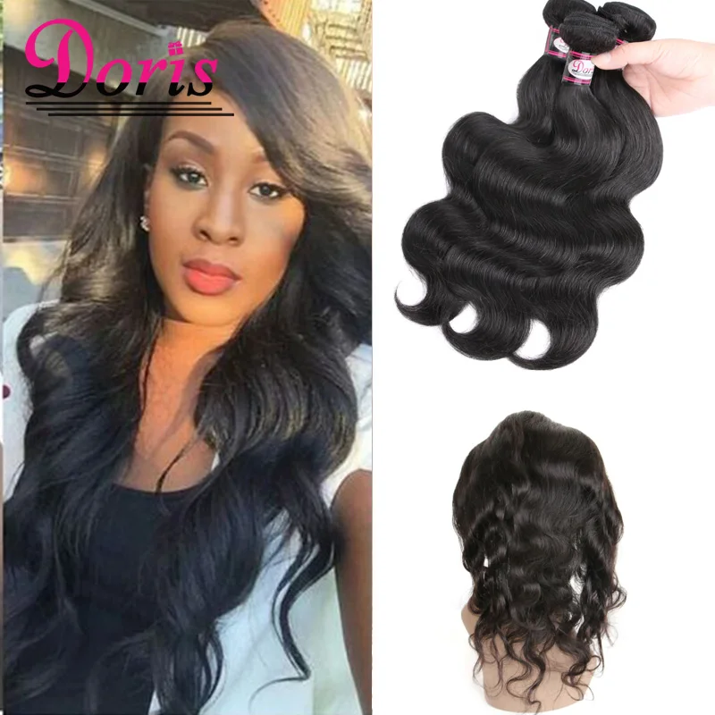 

Top 8A Malaysian Virgin Hair Lace Frontal Body Wave 360 Lace Frontal with Bundle Cheap Lace Frontal Weave Pre Plucked Frontal