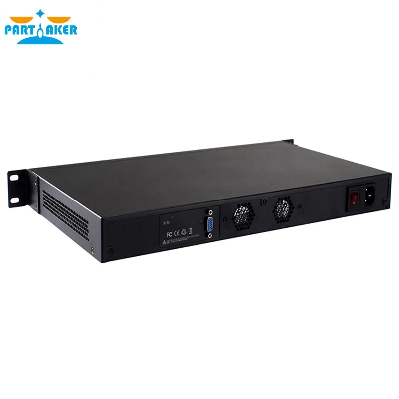 Partaker R6 2117U Интернет-маршрутизатор ROS 6 гигабитный маршрутизатор Mikrotik с монтажным 4 Гб ram 64 Гб SSD