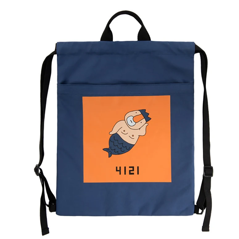 

Fashion New Design Women Canvas Backpacks Drawstring Bag Female Large Capacity Light Student Bag Print Backpack Travel Softback