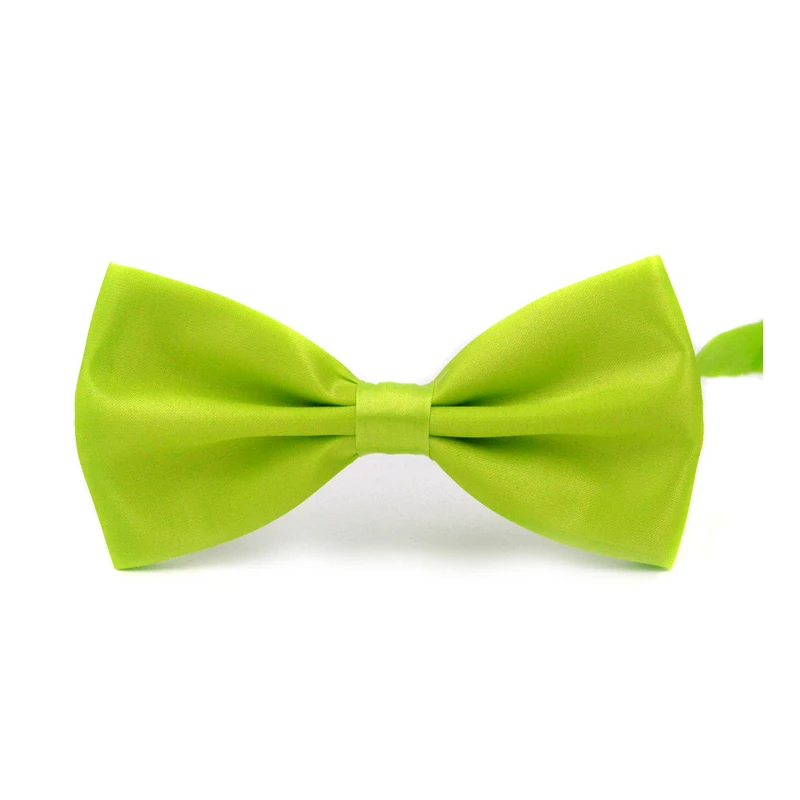 Модные мужские галстуки-бабочки смокинг Классический однотонный цвет Свадебная вечеринка красный черный белый зеленый галстук-бабочка бренд - Цвет: A12