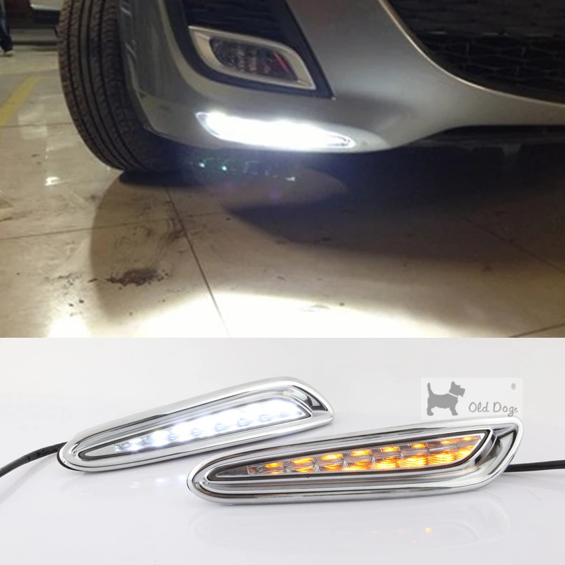 

2Pcs For Mazda 3 Mazda3 2010 2011 2012 2013 Driving DRL Daytime Running Light Relay LED 12V Daylight car styling free shipping