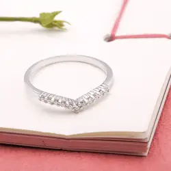 Кольцо с натуральным бриллиантом для женщин 0.14CT SI/H настоящий бриллиант 18 К однотонные белые Золотое обручальное кольцо
