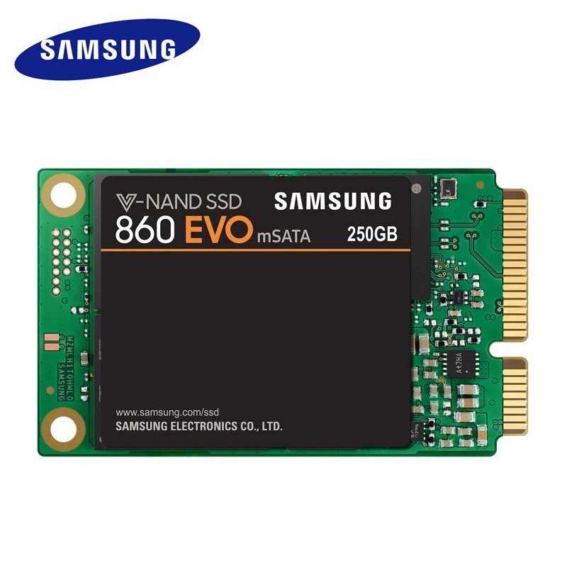 SAMSUNG 860 EVO mSATA SSD 500 г Внутренний твердотельный диск 250G 1 ТБ большой емкости для ноутбука, настольного компьютера, ПК, MLC