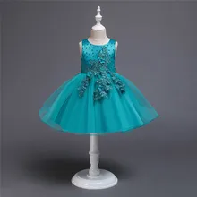 Новое платье для маленьких девочек нарядное летнее платье подружки невесты на свадьбу платье для девочек от 3 до 12 лет милое платье для девочек, одежда