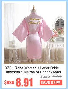 BZEL сексуальный большой размер Шелковый Атласный ночной халат цветочный халат для свадьбы, невесты, подружки невесты халаты длинный халат для женщин 16 цветов