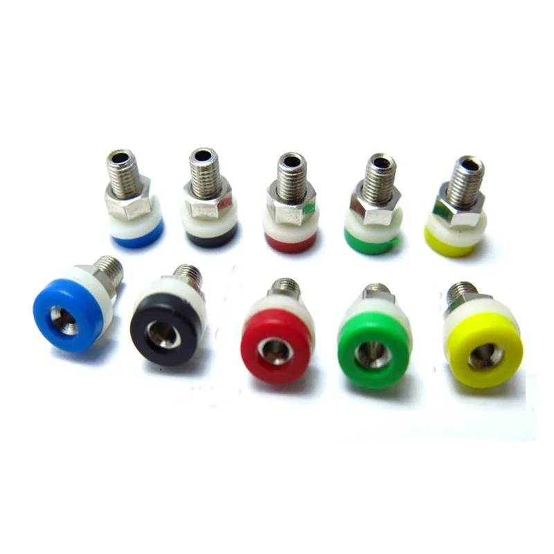 20pcs/lot 2mm Mini Banana Jack Terminal Panel Socket Terminals Test Instrumentationsocket saver