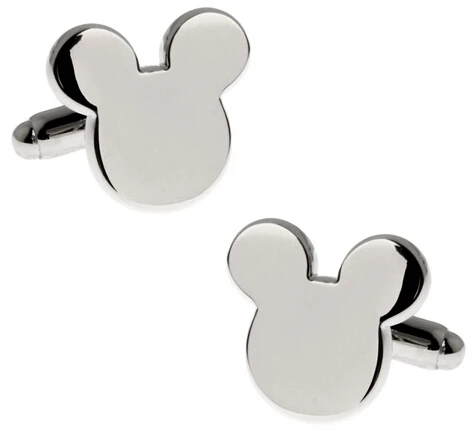 

Женские и мужские запонки в виде животных, модные запонки из медного материала с рисунком мыши и ушей, бесплатная доставка