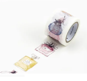 

Boxed 1Roll=30mm*7M Perfume Pattern Japanese Washi Decorative Adhesive Tape DIY Masking Paper Tape Label Sticker Album Gift