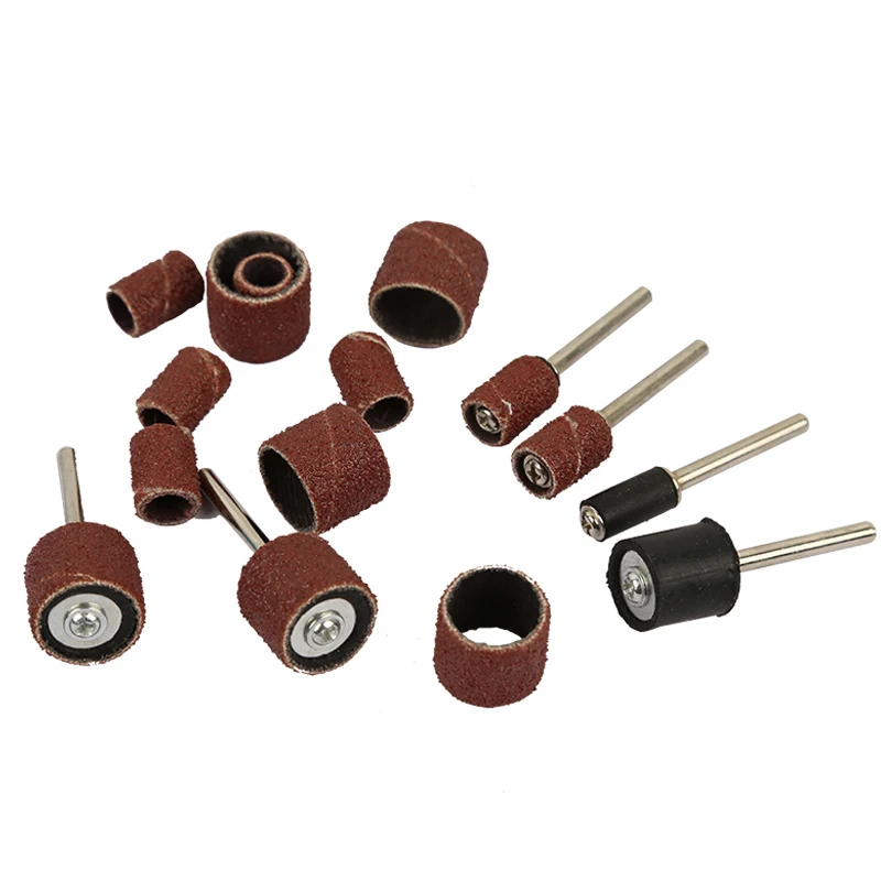 100pcs Dremel Sanding Sleeves + 2pcs Mandrels Sanding Paper Grinding