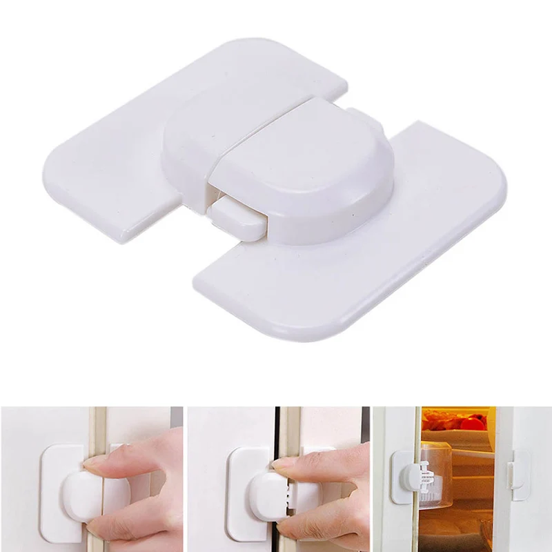 Dropshipping Kids Child Baby Door Fridge ABS Safety Lock Cupboard Cabinet Prevent Clamping MDP66