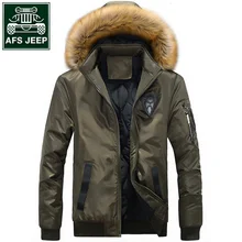 Новинка года мужская куртка плотное пальто утепленная одежда, парки и пуховики с капюшоном Искусственный меховой воротник тонкий Jaqueta пальто куртки L~ 4XL