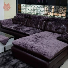 Purple Sofa Cover And Get Free Shipping On Aliexpress European Style Purple Blue Beige Velvet Sofa Cover Plush Slipcovers Furniture Couch Covers Fundas De
