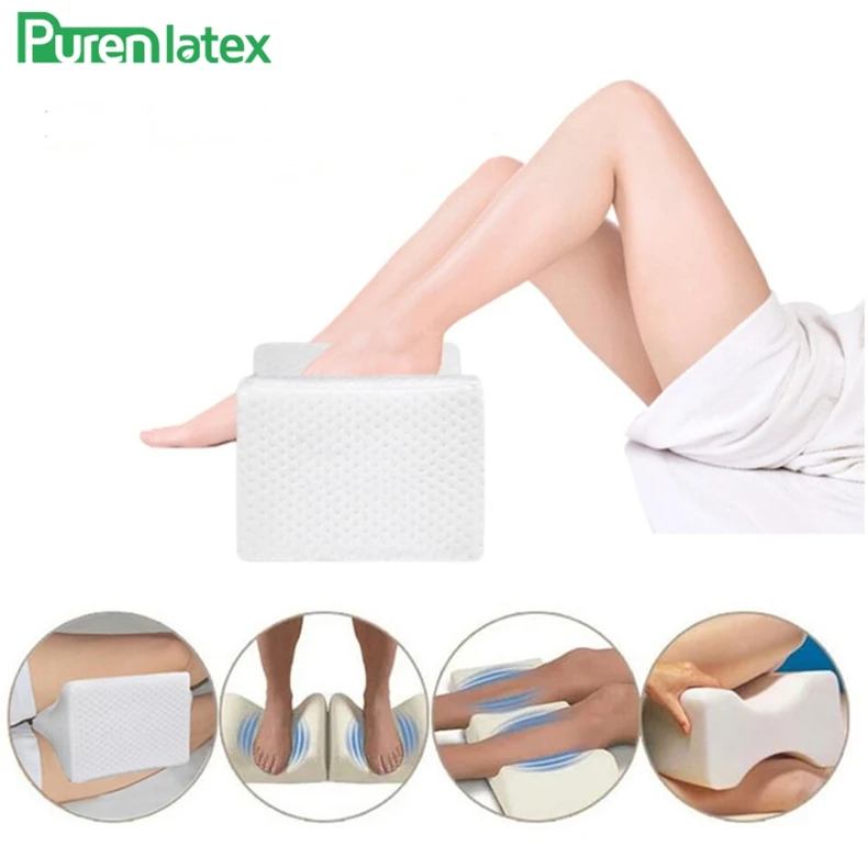 PurenLatex Memory Foam Knee Leg Pillow Pregnancy Body  (1)