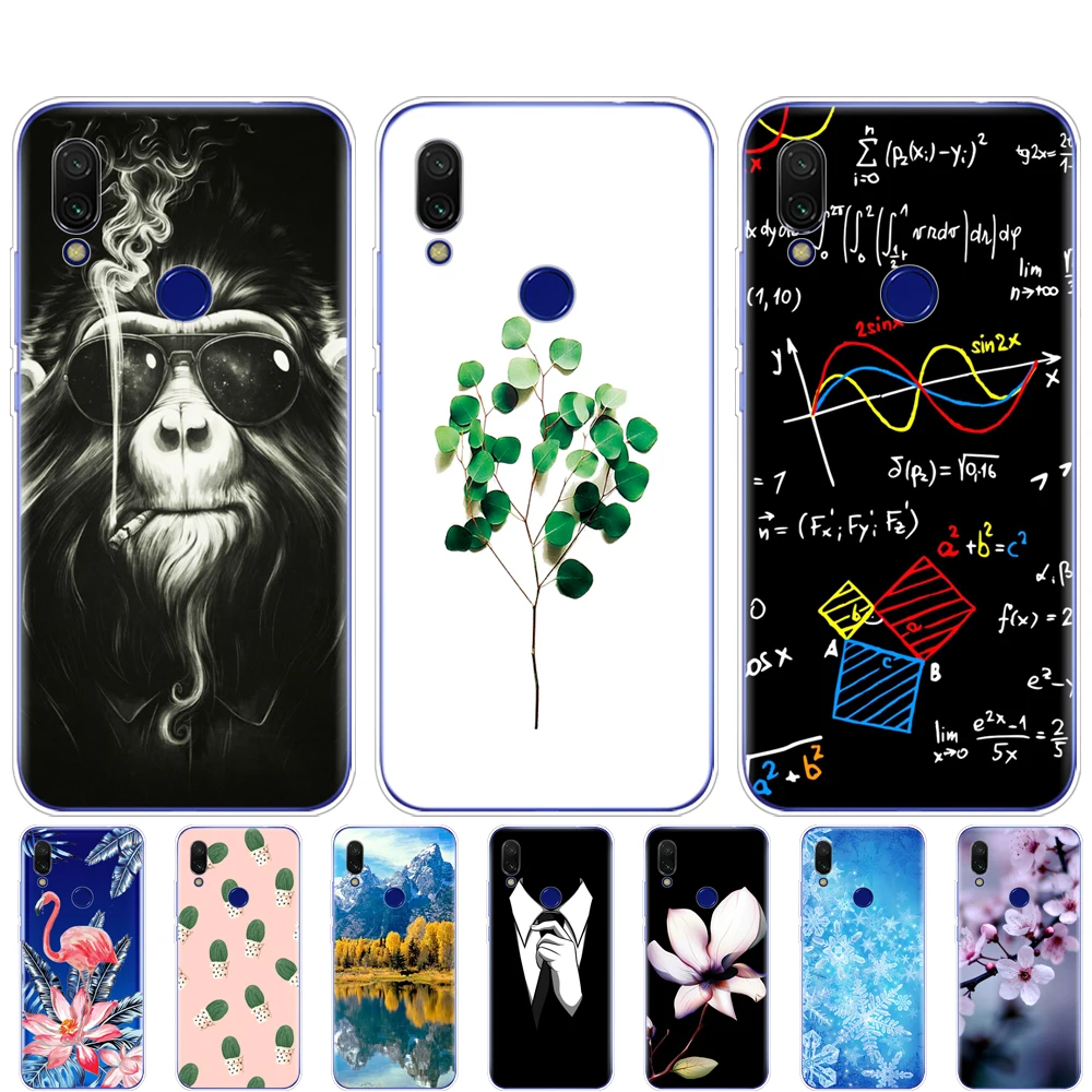 

For Xiaomi Redmi 7 Case Silicone Painting Soft TPU cover phone For Xiaomi Redmi 7 Case 6.26 inch 632 model Fundas Coque bumper