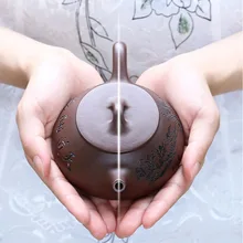 210 мл Исин фиолетовый глина Чай горшок здоровье сырой руды zi грязи пуэр Зелёный чай горшок подлинные камень совок горшок Tieguanyin чайники drinkeare