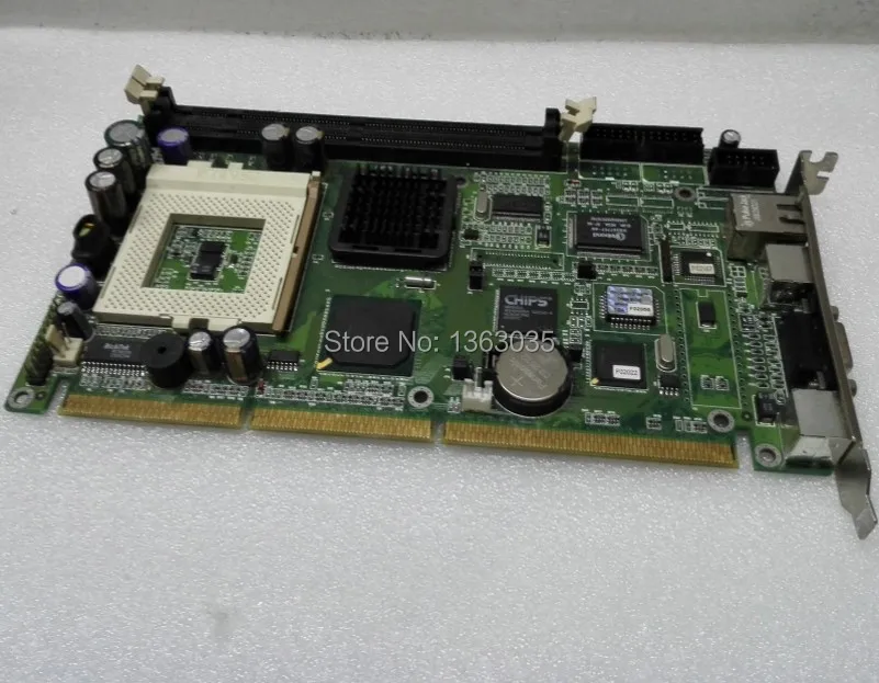 PC-686BX(NLX)-TT1 No.7701B Промышленная материнская плата тестирование работы
