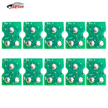 

KEYECU 10PCS/LOT Remote Control Board 3 Button 315MHz /433MHz for Old BMW 3 5 7 Series X5 X3 Z4 E38 E39 E46 With Battery KYDZ