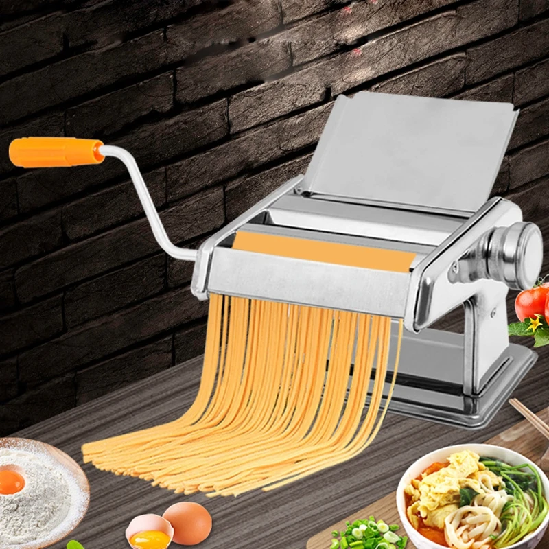 Durable Stainless Steel Pasta Machine Manual Spaghetti Maker Noodle