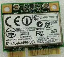 Qualcomm Atheros AR5007EG AR2425 AR5BHB63 54 Мбит/с Половина мини Pci-e беспроводная WiFi WLAN карта