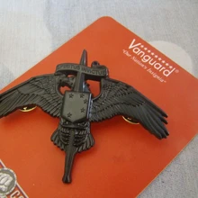 US Usmc Marsoc значок Wings Pin морской Рейдер Insignia Spiritus Invictus черный