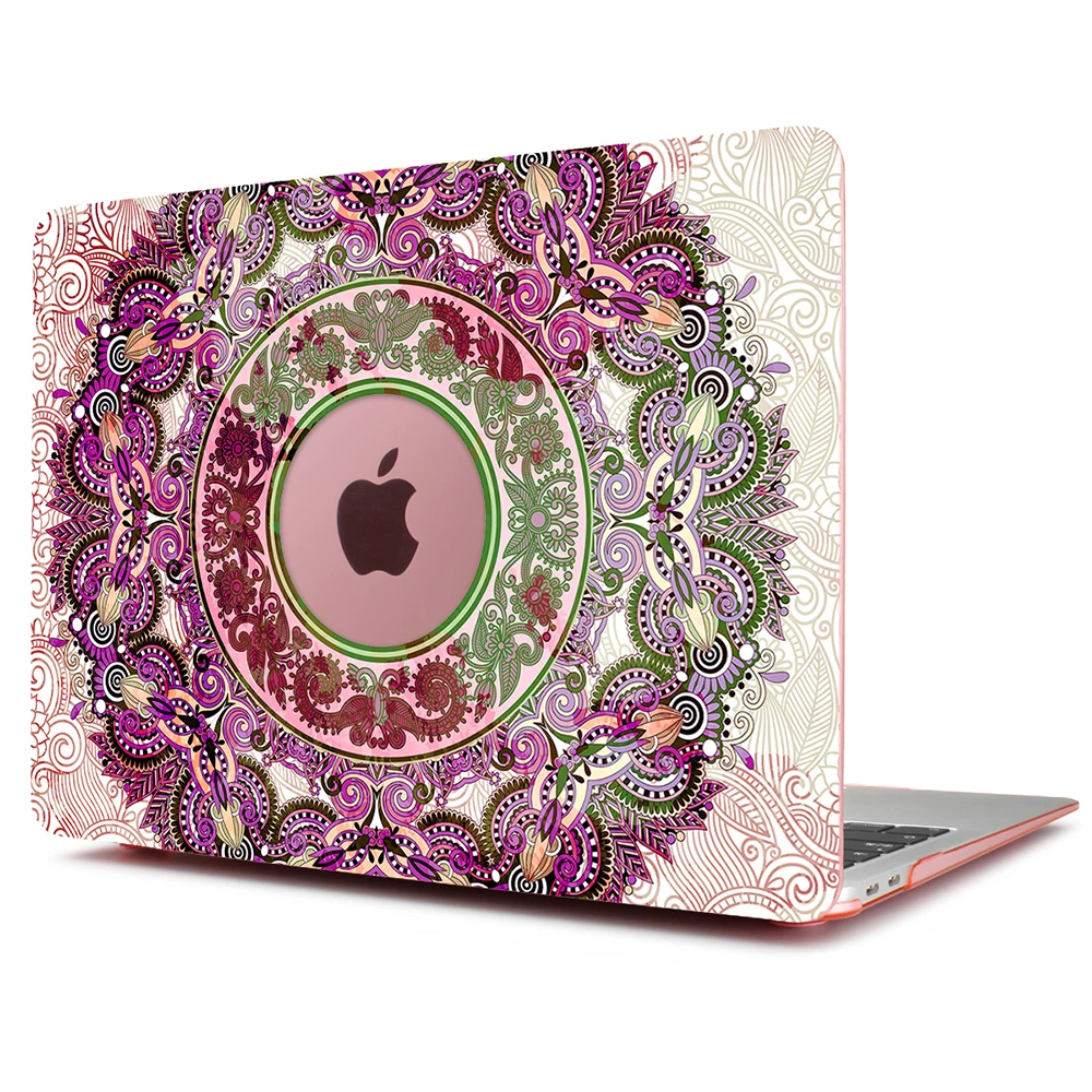 Crystal Case For Apple Macbook Air 13.3 11 Pro 13 12 15 Retina Laptop Print Cover 2018 New Touch Bar Keyboard Cover A1466 A1932