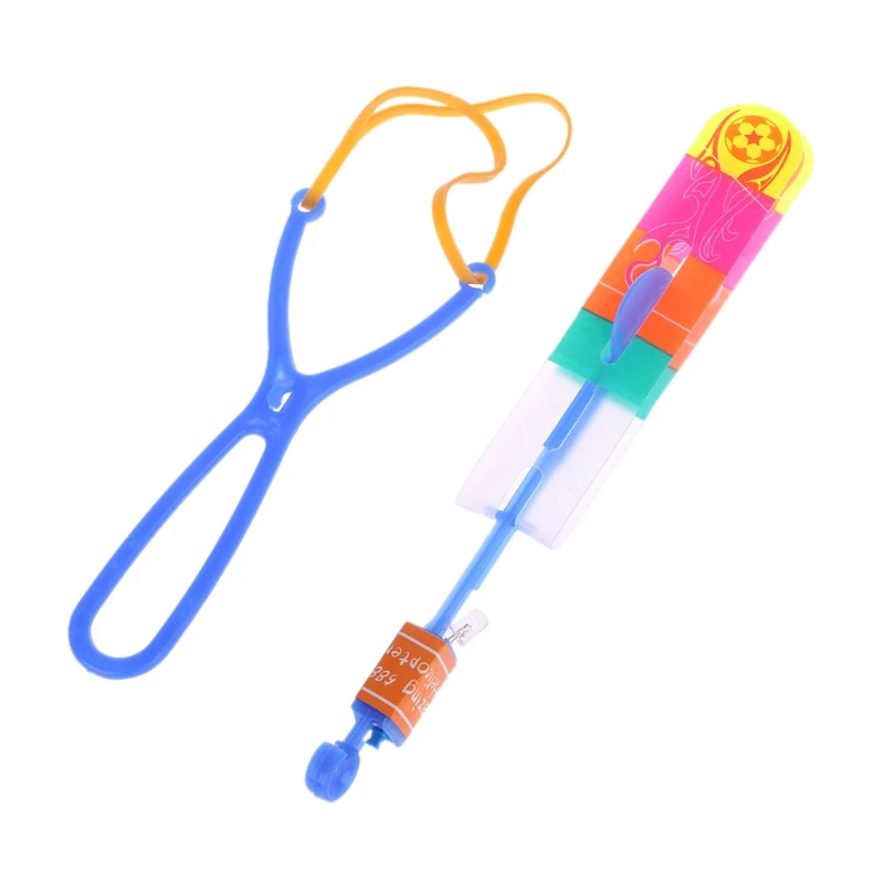 

New Large LED Light Up Toy Arrow Rocket Helicopter Flying Toy Party Toys Outdoor