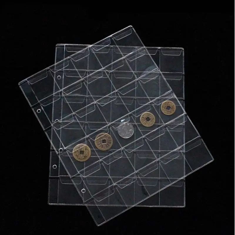 

30 Pockets 1pc Coin Collection Book Coin Holder Book Portable Professional Commemorative Coin Collection Book Album Storage