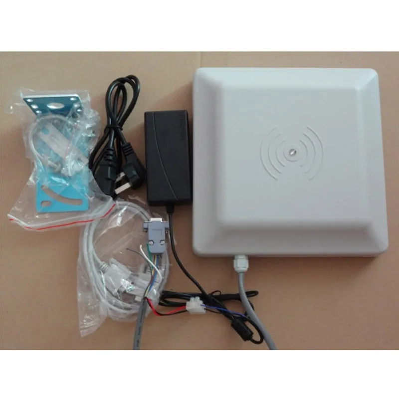 UHF RFID kartenleser 6 mt длинный диапазон, 8dbi Antenne RS232/RS485/Wiegand Lesen 6 Mt интегрируемое высокочастотное устройство чтения RFID Leser