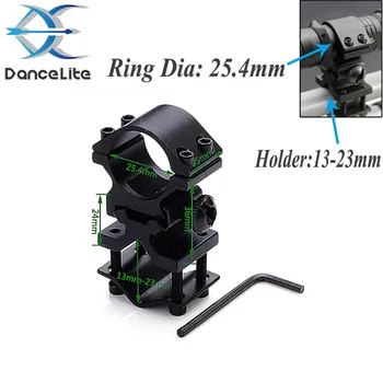 

DanceLite K185 Hunting Bracket Holder Clamp Mount Clip For LED Flashlight Torch Scope Laser 25.4mm Ring Weaver