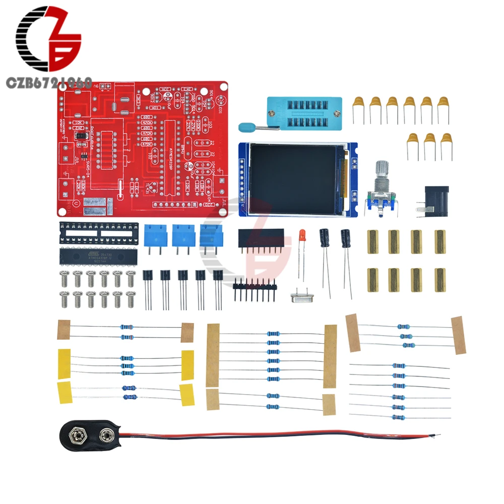 Mega328 транзистор тесты er Checker LCR диод емкость ESR метр ШИМ генератор ЖК дисплей DIY Kit частота напряжение тесты