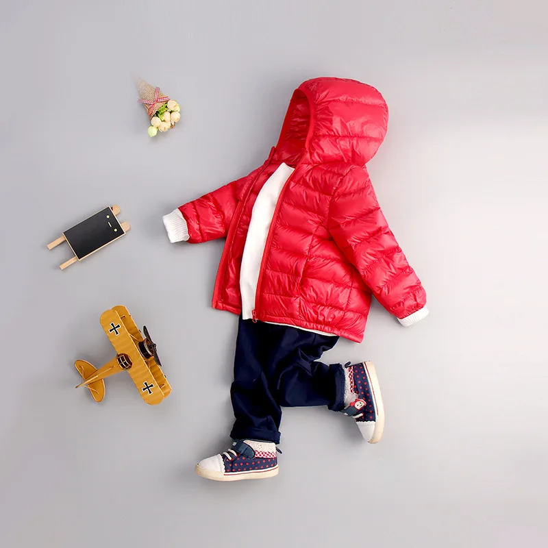Winter New Children's Down Jacket Thin Children's Down Jacket Boys Girls Coat