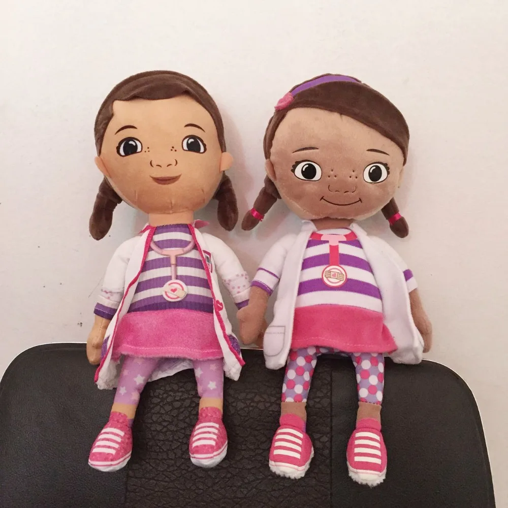 Оригинальные мягкие плюшевые игрушки Doc McStuffins, кукла Dottie для девочек, подарок для детей и детей