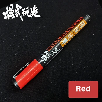 Gundam Marker Pen Environmentally Friendly Paint has No Smell Models Painting Pen Model Tools Hobby Airbrush Tools Accessory Model Building Kits TOOLS color: All 12 Colors|Black|Blue|Brown|Gold|Green|Orange|Pink|Purple|Red|Silver|White|Yellow 