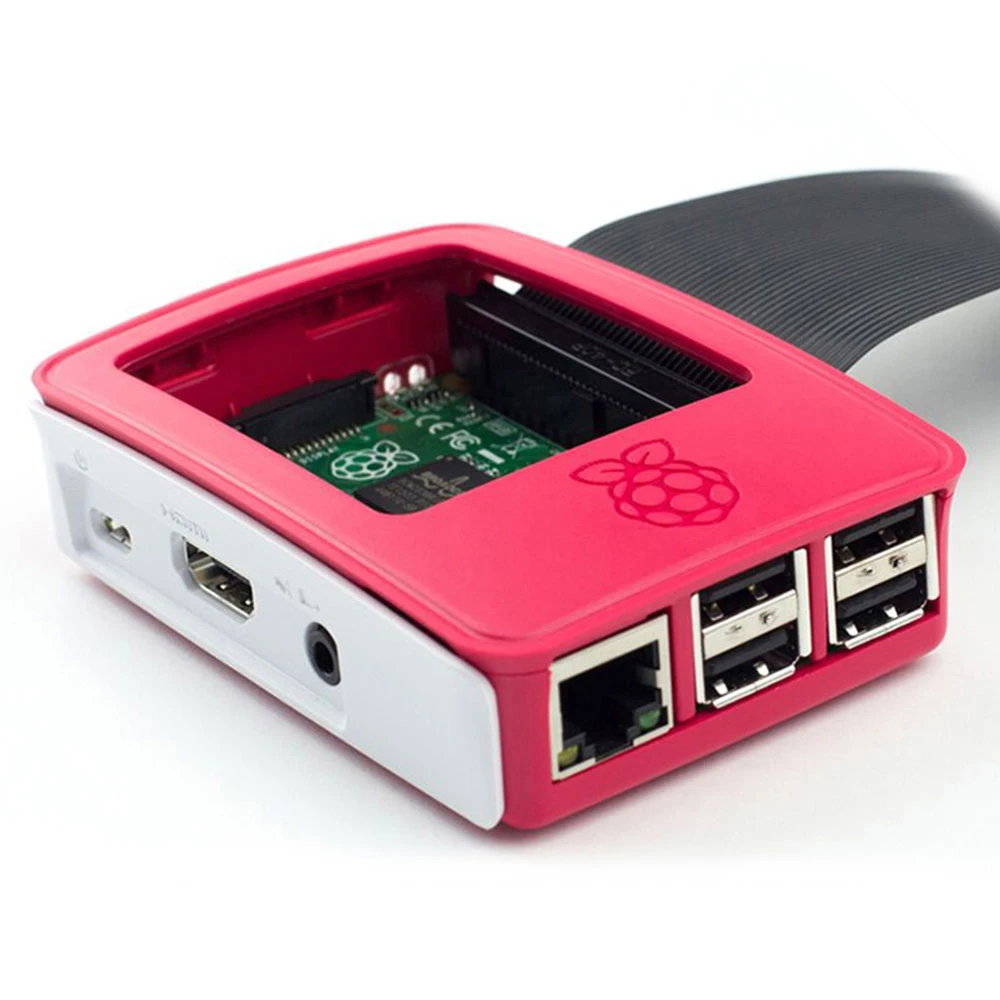 Чехол raspberry pi 3/3 B+ Официальный чехол ABS для Pi 3B 3 Модель B+ Plus(подходит для новой версии Pi