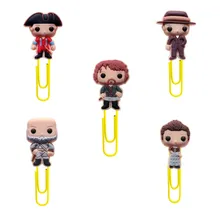 Шт. 1 шт. стильный Outlander закладки с героями из мультфильмов Симпатичные ПВХ скрепки для детей школы/офиса Детские Канцелярские подарки Вечерние